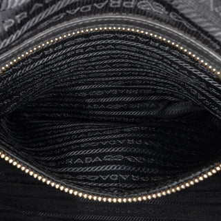 Prada Vitello Daino Zip Top Satchel
