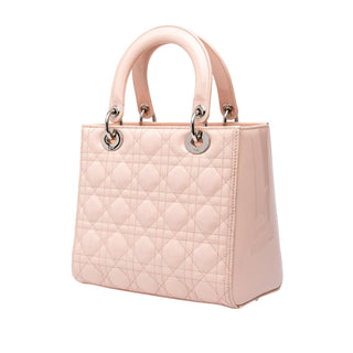 Dior Medium Patent Cannage Lady Dior