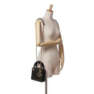 Lady Dior Mini Calfskin Embellished