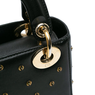 Lady Dior Mini Calfskin Embellished