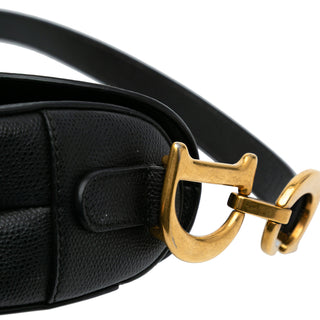 Dior Grained Calfskin Saddle Bag