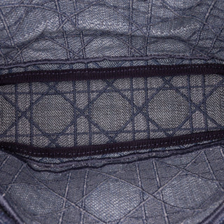 Dior Small Denim Cannage Caro Bag