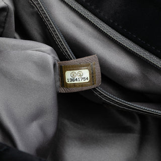 Chanel Extra Large CC Quilted Satin Single Flap