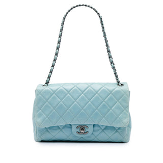 Chanel Large Quilted Aged Calfskin Coco Soft Flap