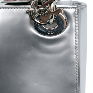 Lady Dior Mini Metallic Patent Lady