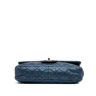 Chanel Jumbo Iridescent Quilted Caviar Easy Flap