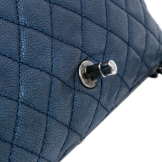 Chanel Jumbo Iridescent Quilted Caviar Easy Flap