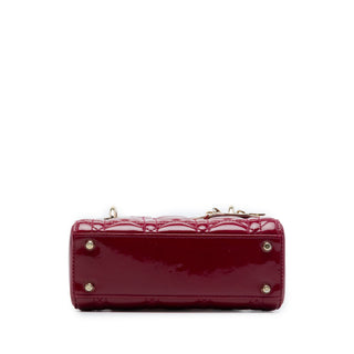 Dior Mini Patent Cannage Lady Dior