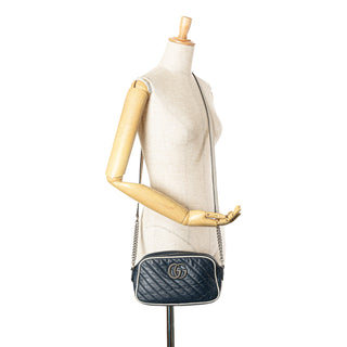 Gucci Small GG Marmont Leather Torchon Crossbody
