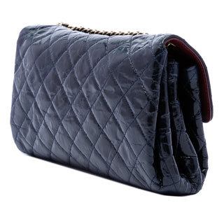 Chanel CC Quilted Aged Glazed Calfskin Accordion Flap