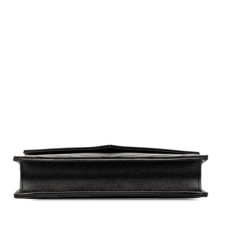 Saint Laurent Grain de Poudre Cassandre Envelope Chain Wallet