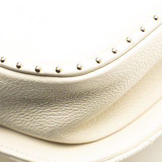 Chanel Small Quilted Caviar Studded Chain Handle Flap