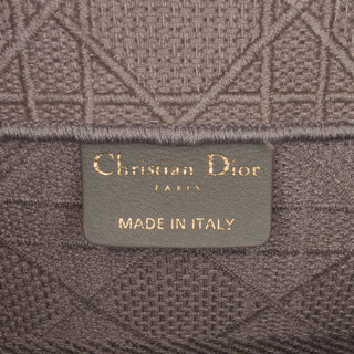 Dior Medium Cannage Embroidered Book Tote