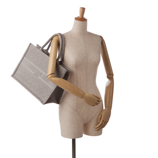 Dior Medium Cannage Embroidered Book Tote