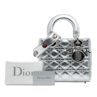 Dior lady Small Metallic Grained Calfskin Cannage My ABCDior