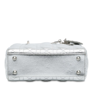 Dior lady Small Metallic Grained Calfskin Cannage My ABCDior