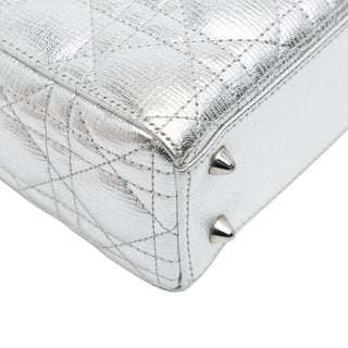 Dior lady Small Metallic Grained Calfskin Cannage My ABCDior