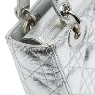 Dior lady Small Metallic Grained Calfskin Cannage My ABCDior