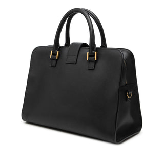 Saint Laurent Small Leather Monogram Cabas Satchel