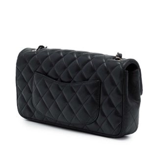 Chanel CC Quilted Lambskin East West Flap