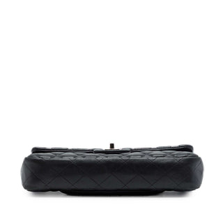 Chanel CC Quilted Lambskin East West Flap