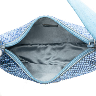 Prada Mini Satin Crystal Re-Edition 2000 Shoulder Bag