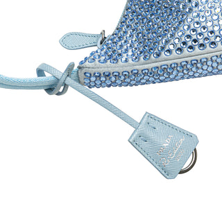 Prada Mini Satin Crystal Re-Edition 2000 Shoulder Bag