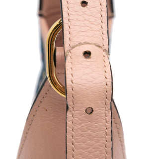 Gucci Small GG Embroidered Denim Floral Jackie 1961 Crossbody