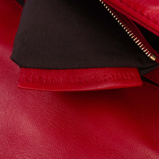 Fendi Zucca Leather Baguette Satchel
