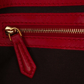Fendi Zucca Leather Baguette Satchel