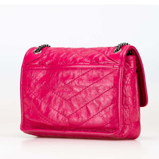 Ysl Baby Crinkled Calfskin Monogram Niki Bag