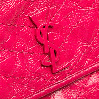 Ysl Baby Crinkled Calfskin Monogram Niki Bag