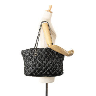 Chanel Paris-Byzance Tweed On Stitch Shoulder Bag