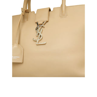 Saint Laurent Baby Leather Monogram Downtown Cabas Satchel