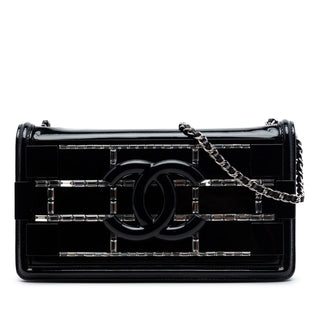 Chanel Patent and Acrylic Crystal Embellished Boy Brick Horizontal Flap