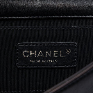 Chanel Patent and Acrylic Crystal Embellished Boy Brick Horizontal Flap