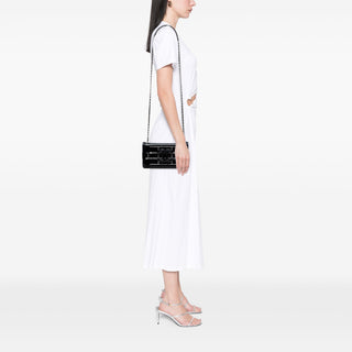 Chanel Patent and Acrylic Crystal Embellished Boy Brick Horizontal Flap
