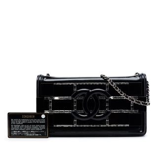 Chanel Patent and Acrylic Crystal Embellished Boy Brick Horizontal Flap