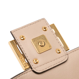 Fendi zuucca Embossed Leather Baguette Satchel
