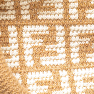 Fendi Large Zucca Cashmere Shopper Tote