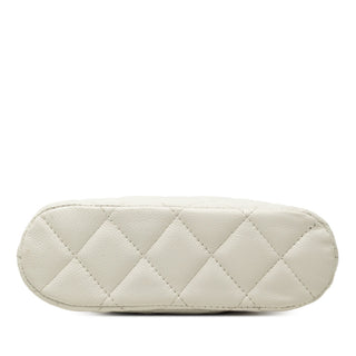 Chanel Mini CC Quilted Caviar Dome Clutch with Chain