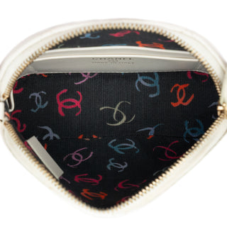 Chanel Mini CC Quilted Caviar Dome Clutch with Chain