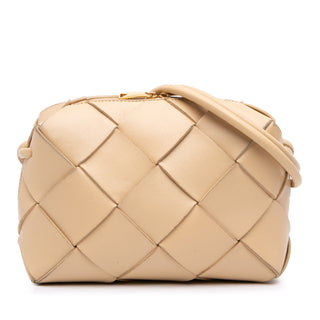 Bottega Veneta Small Lambskin Intreccio Cassette Camera Bag