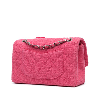 Chanel Medium Classic Tweed Flower Double Flap