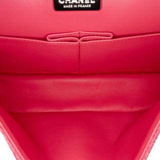 Chanel Medium Classic Tweed Flower Double Flap