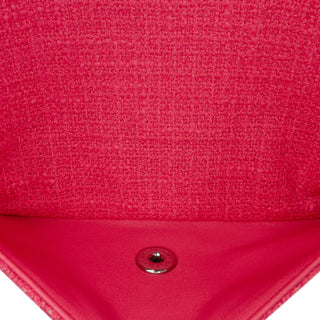 Chanel Medium Classic Tweed Flower Double Flap