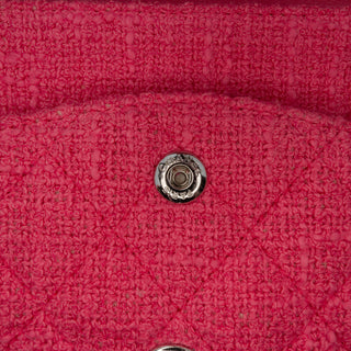 Chanel Medium Classic Tweed Flower Double Flap