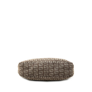 Fendi Zucchino Canvas Shoulder Bag