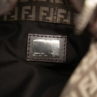 Fendi Zucchino Canvas Shoulder Bag