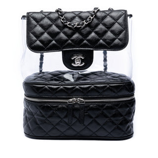 Chanel Quilted Lambskin and PVC Aquarium Shoulder Bag